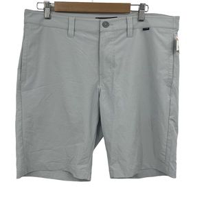 NWT Travis Mathew Golf Shorts Light Grey Mens Size 35